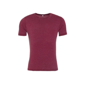 Washed T JT099 - Washed burgundy