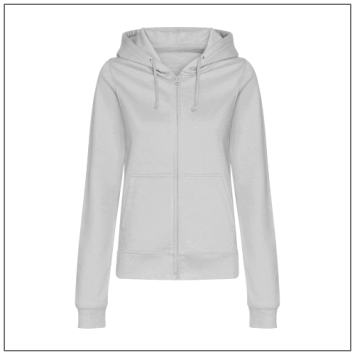 Woman's College Zoodie JH050F Heather grey.