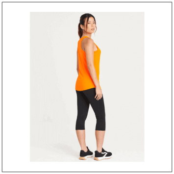 Womans Cool Capri JC086 model achterkant