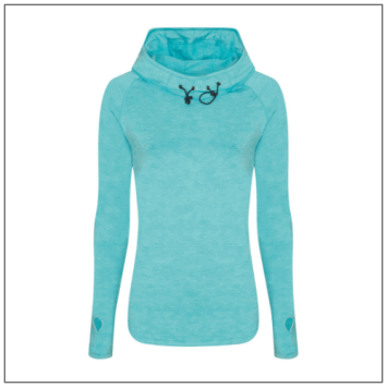 Girlie Cool Cowl Neck Top – Stijlvol sportshirt met col