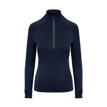 Womans Cool Flex Zip Top JC035 - French navy