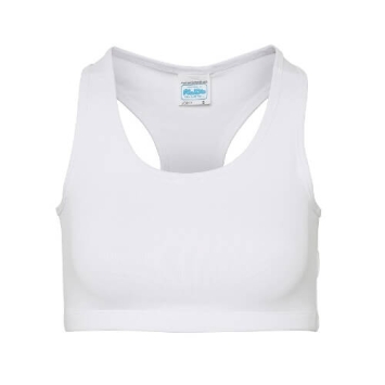 Girlie Cool Sports Crop Top JC017 - Arctic white