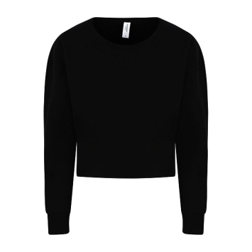 Woman\'s Cropped Sweat JH035 - Jet Black