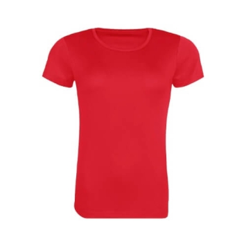 Woman's Recycled Cool T JC205 - Fire red.