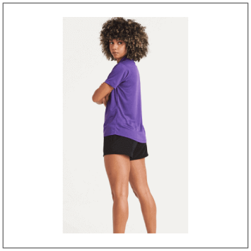 Women's Cool Polo JC045 - model zijkant