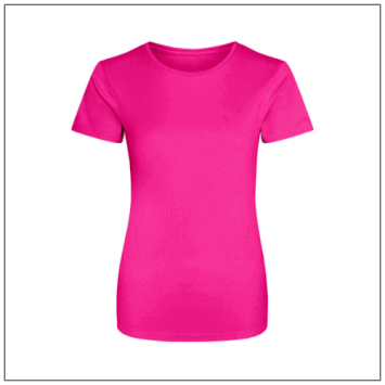 Women's Cool T JC005 - Hyper pink.