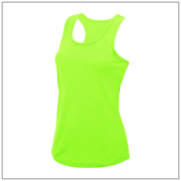 Woman's Cool Vest JC015 - Electric Green.