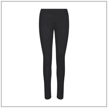 Women's Cool Workout Legging JC070 - Jet black.