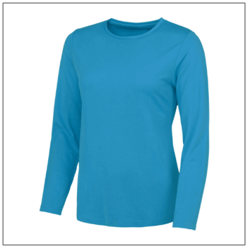 Women's Long Sleeve Cool T JC012 Sapphire blue