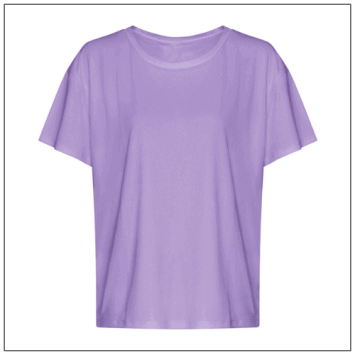 Woman’s Open Back T – Dames sportshirt met open rug