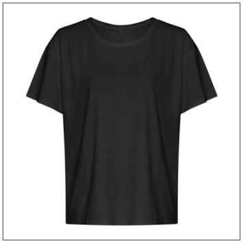 Woman’s Open Back T – Dames sportshirt met open rug