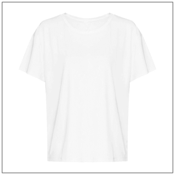 Woman’s Open Back T – Dames sportshirt met open rug