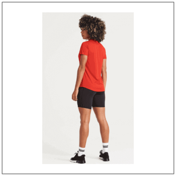 Women's Recycled Cool T JC205 - model achterkant