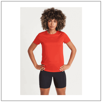 Women's Recycled Cool T JC205 - model voorkant