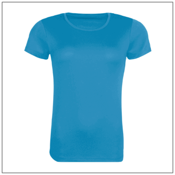 Women's Recycled Cool T JC205 - Sapphire blue.