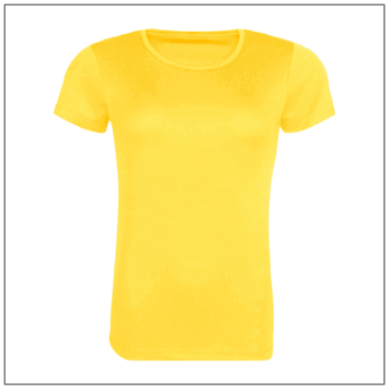 Women's Recycled Cool T JC205 - Sun yellow.